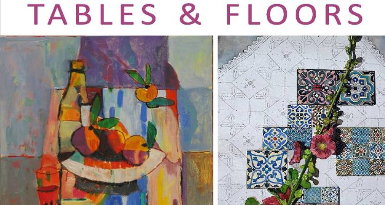 Tables and Floors: Έκθεση ζωγραφικής των Σώτου Ζαχαριάδη και Μαρίας Παναγιώτου στον Χώρο Τέχνης «Ώχρα Μπλε»