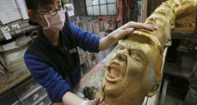 Γιαπωνέζικη επιχείρηση θησαυρίζει με μάσκες του Τραμπ | 20 ευρώ η μία (photos + video)