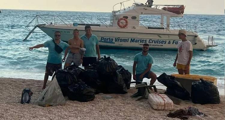 Ζάκυνθος: Ιδιοκτήτες σκαφών μάζεψαν τα σκουπίδια στο Ναυάγιο | Η επιστολή της επιτροπής