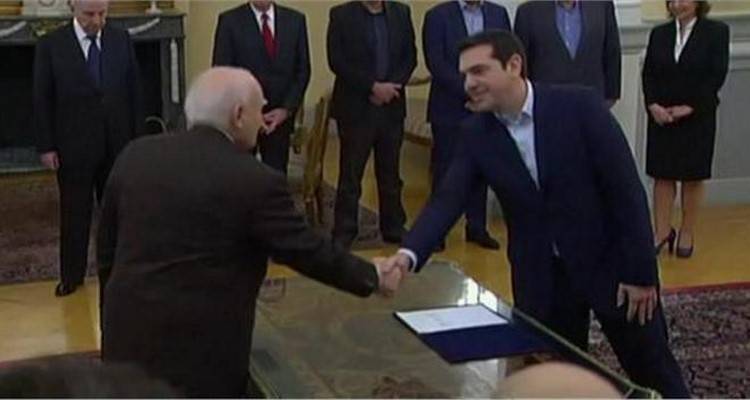 Ο Αλέξης Τσίπρας ορκίστηκε πρωθυπουργός