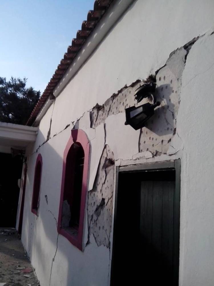 124 μη κατοικήσιμα κτίρια στη Λήμνο μετά το σεισμό