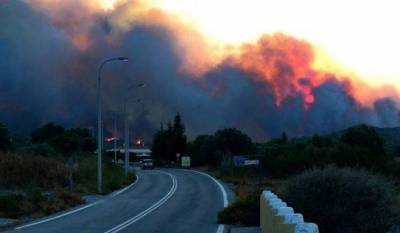 ΕΚΤΑΚΤΟ:  Φωτιά αυτή την ώρα σε περιοχή κοντά στο Διαπόρι