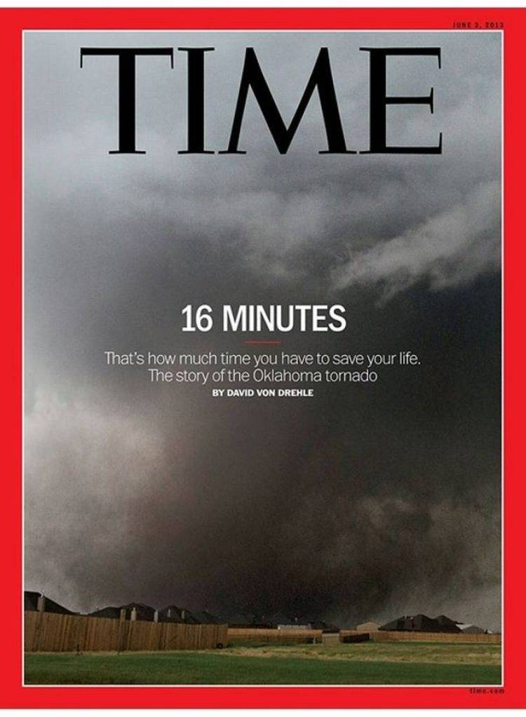 Εξώφυλλο Time για Οκλαχόμα: 16 λεπτά, τόσο χρόνο έχεις για να σώσεις τη ζωή σου