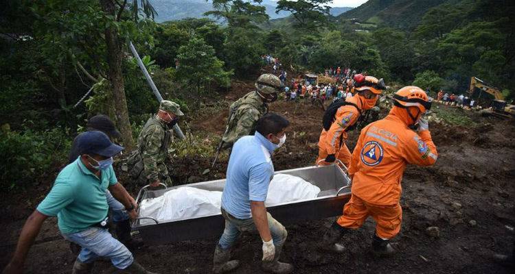 Κατολίσθηση στην Κολομβία: Τουλάχιστον 20 νεκροί- 10 αγνοούμενοι